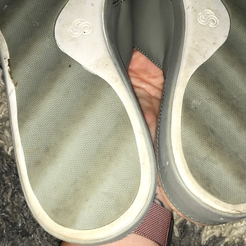 Clarks Cloudsteppers Cushion Soft Slides Sandals … - image 8